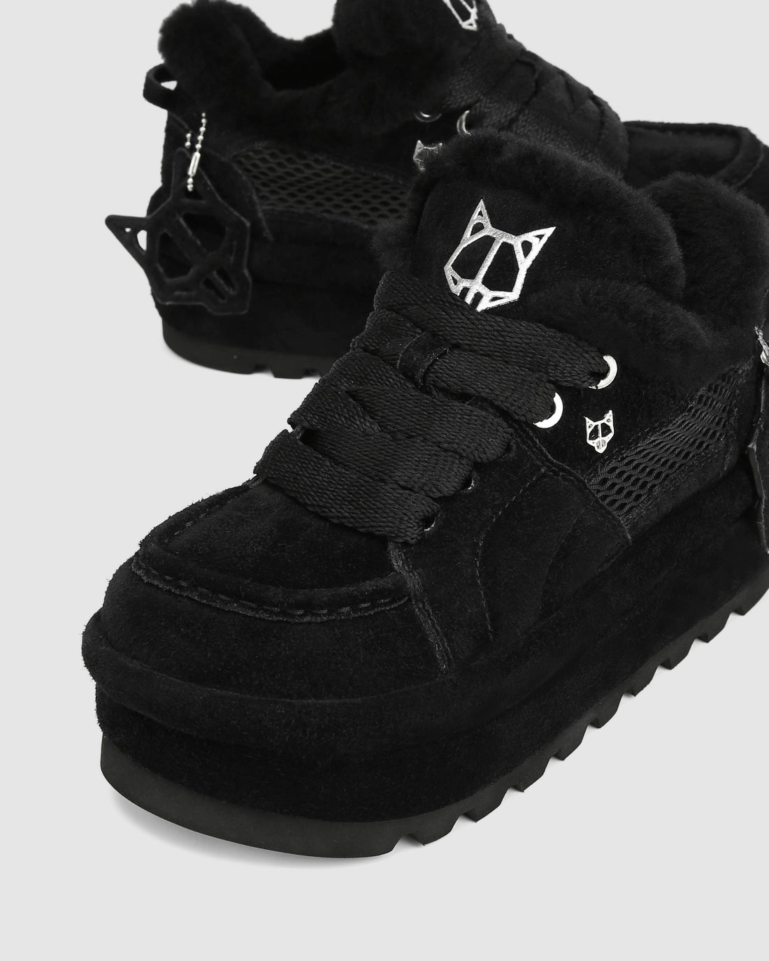 Beau Black Suede