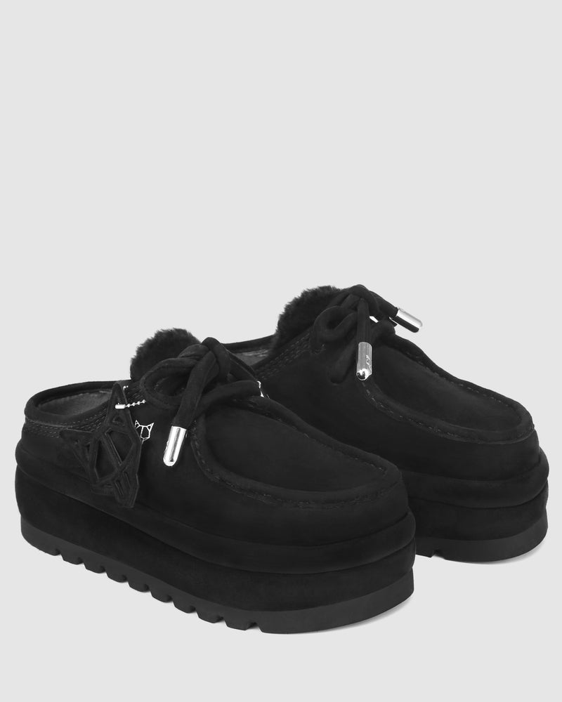 Blizzard Black Suede/Shearling