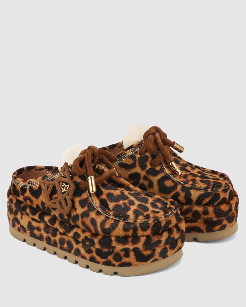 Blizzard Leopard Pony/Shearling