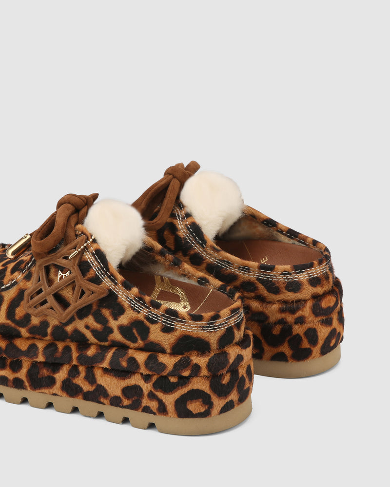 Blizzard Leopard Pony/Shearling