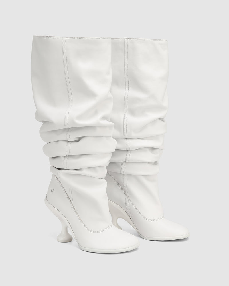 Boho Nappa Cow Leather White