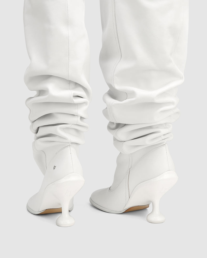Boho Nappa Cow Leather White
