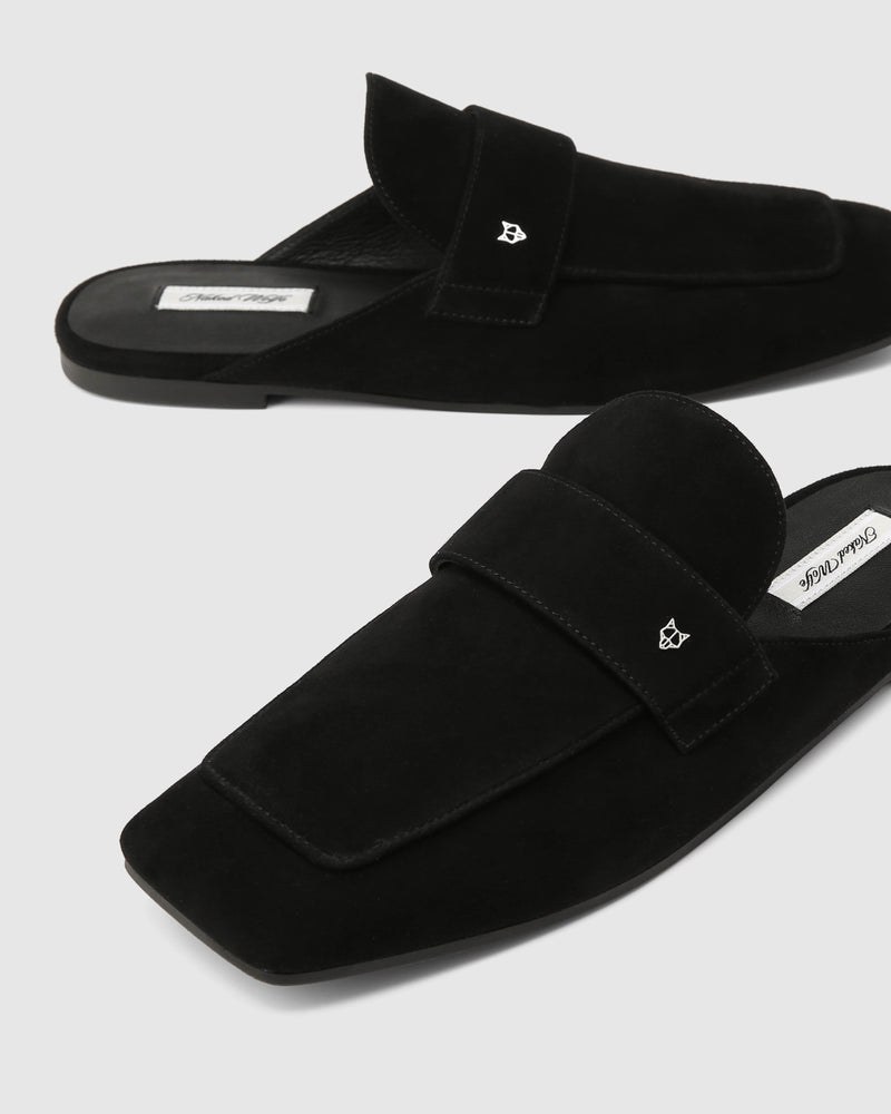 Bridgerton Black Suede