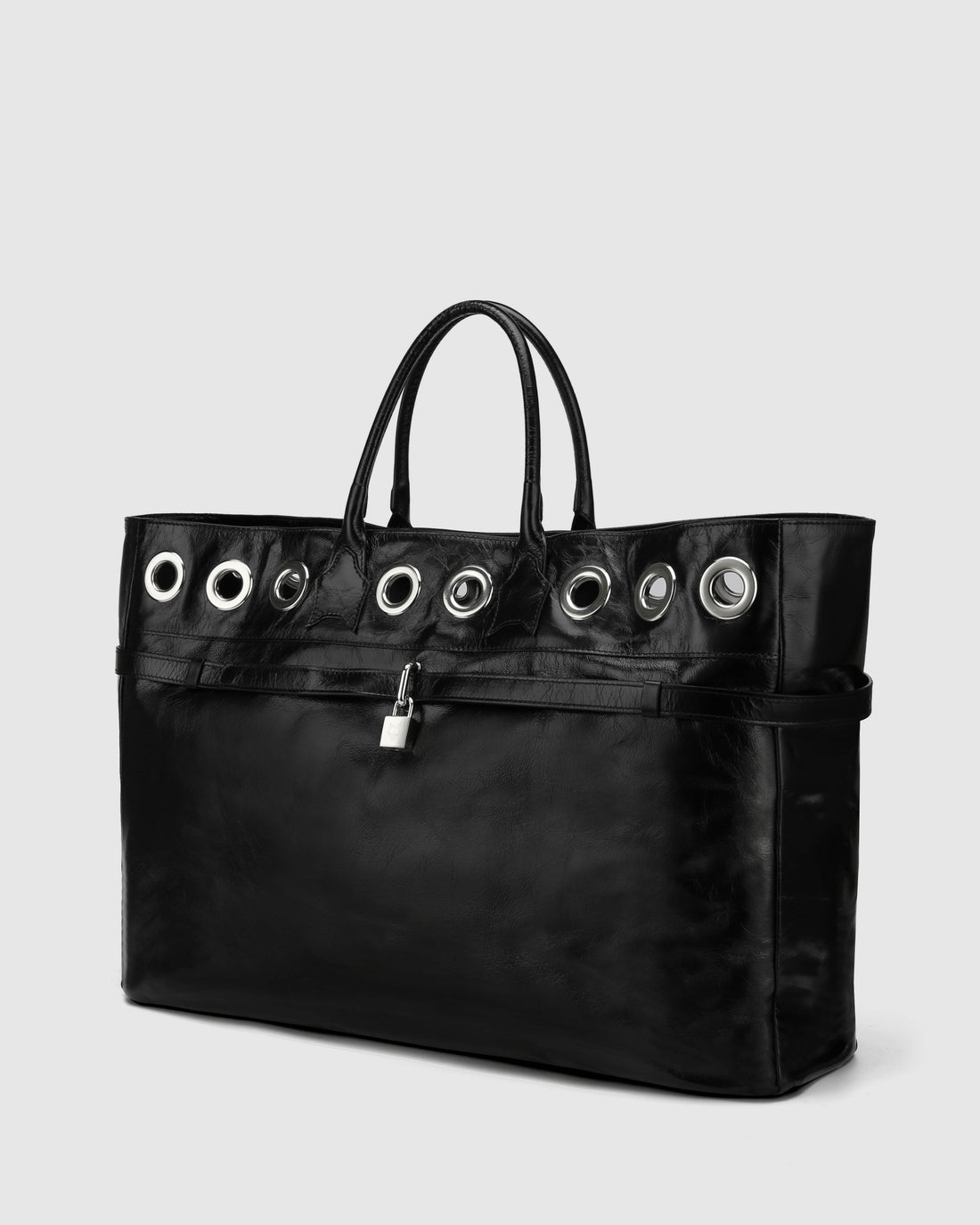 Brooklyn Black Athena Leather