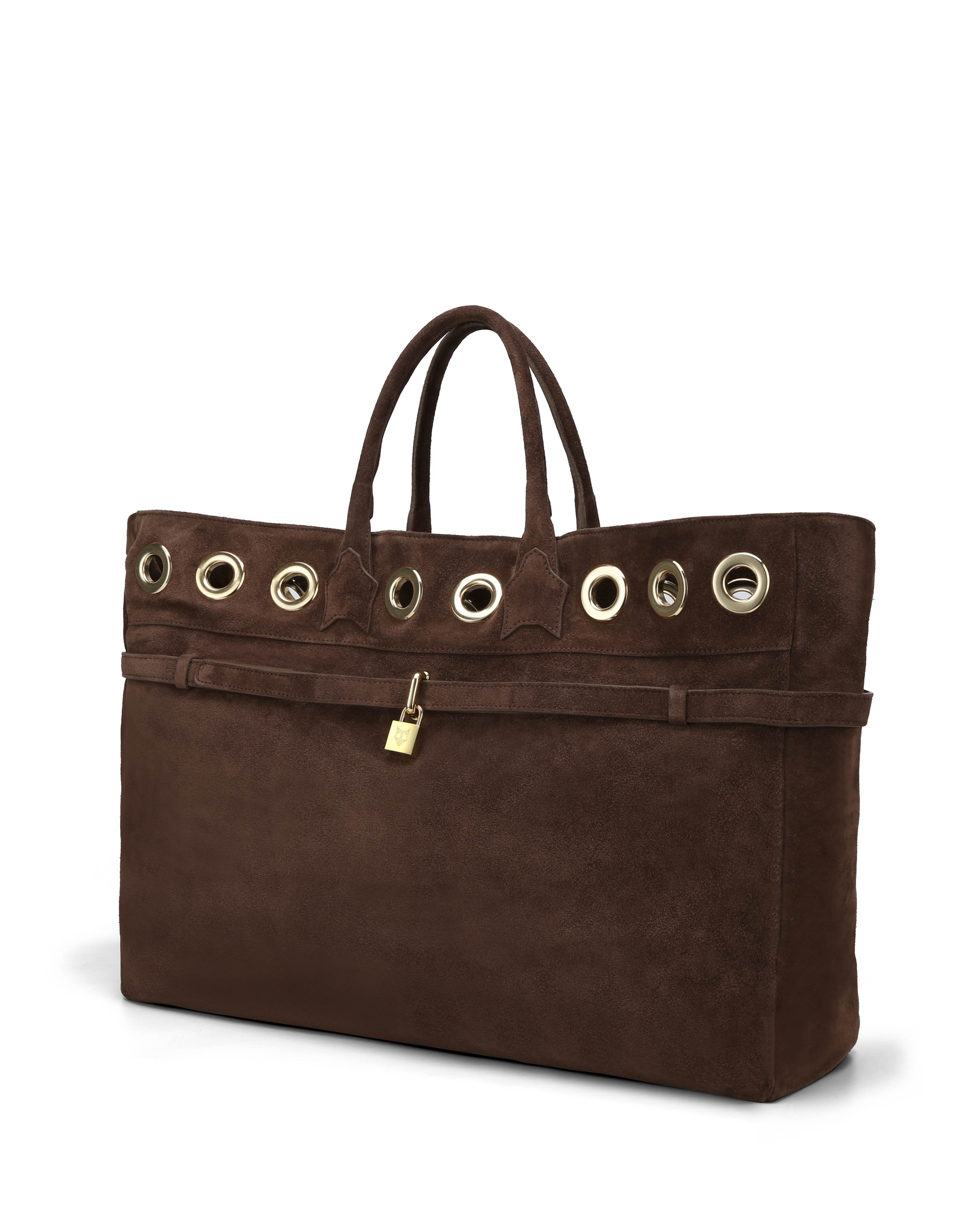 saculanbou  Brooklyn Brown Zabli Suede