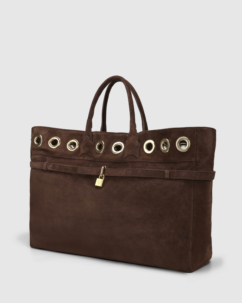 Brooklyn Brown Zabli Suede