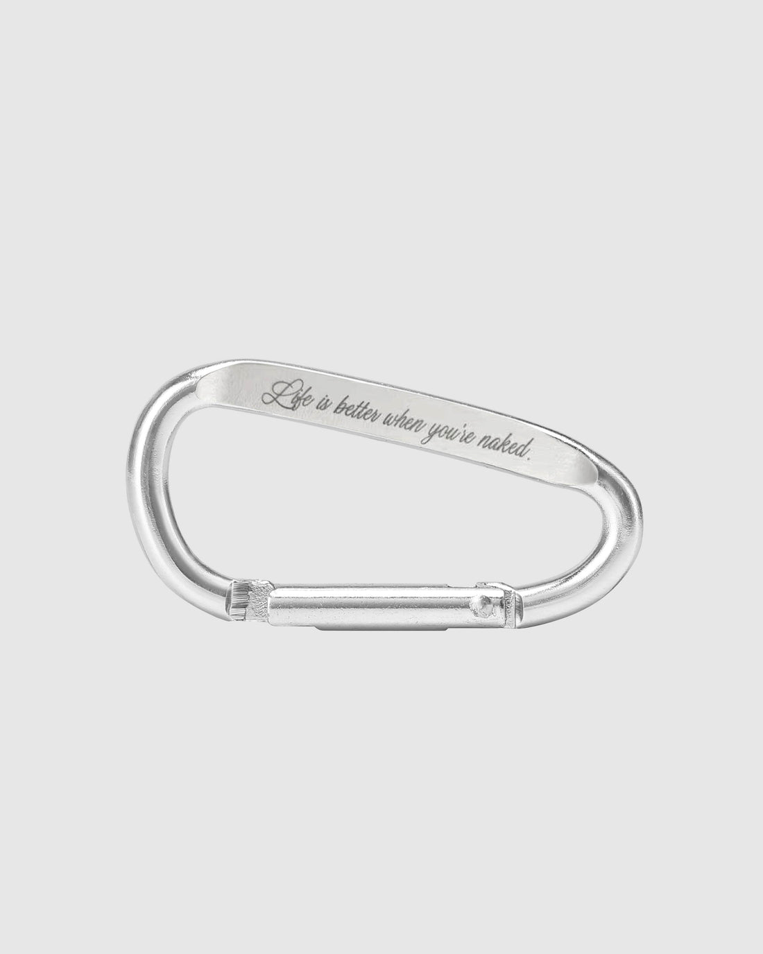 Carabiner Keychain Zebra