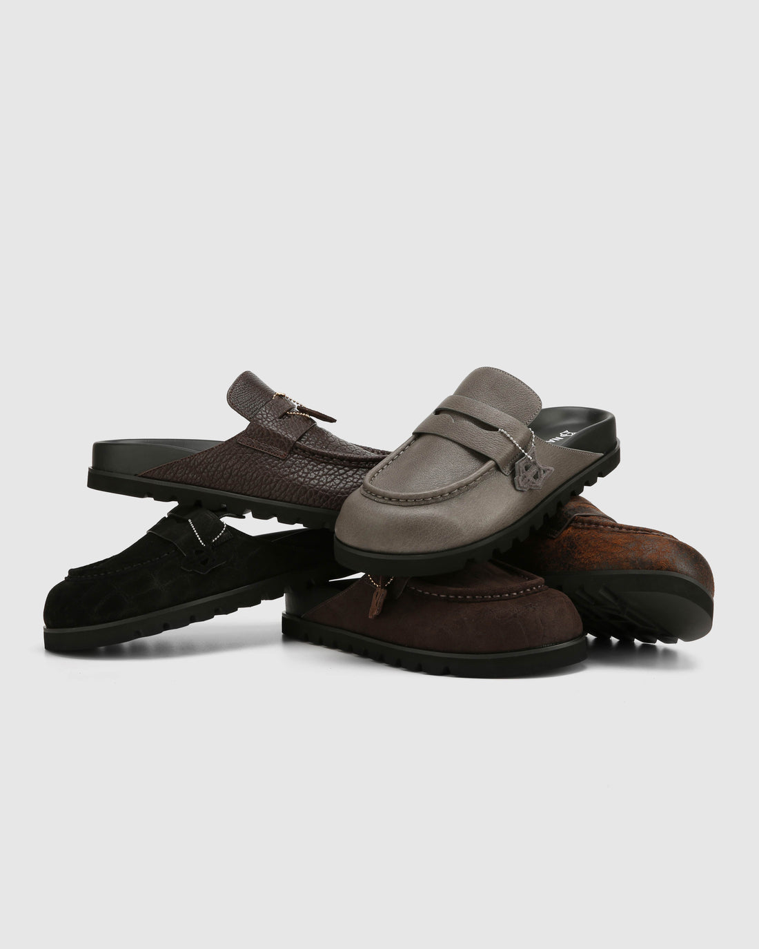 Cord Brown Distress Leather