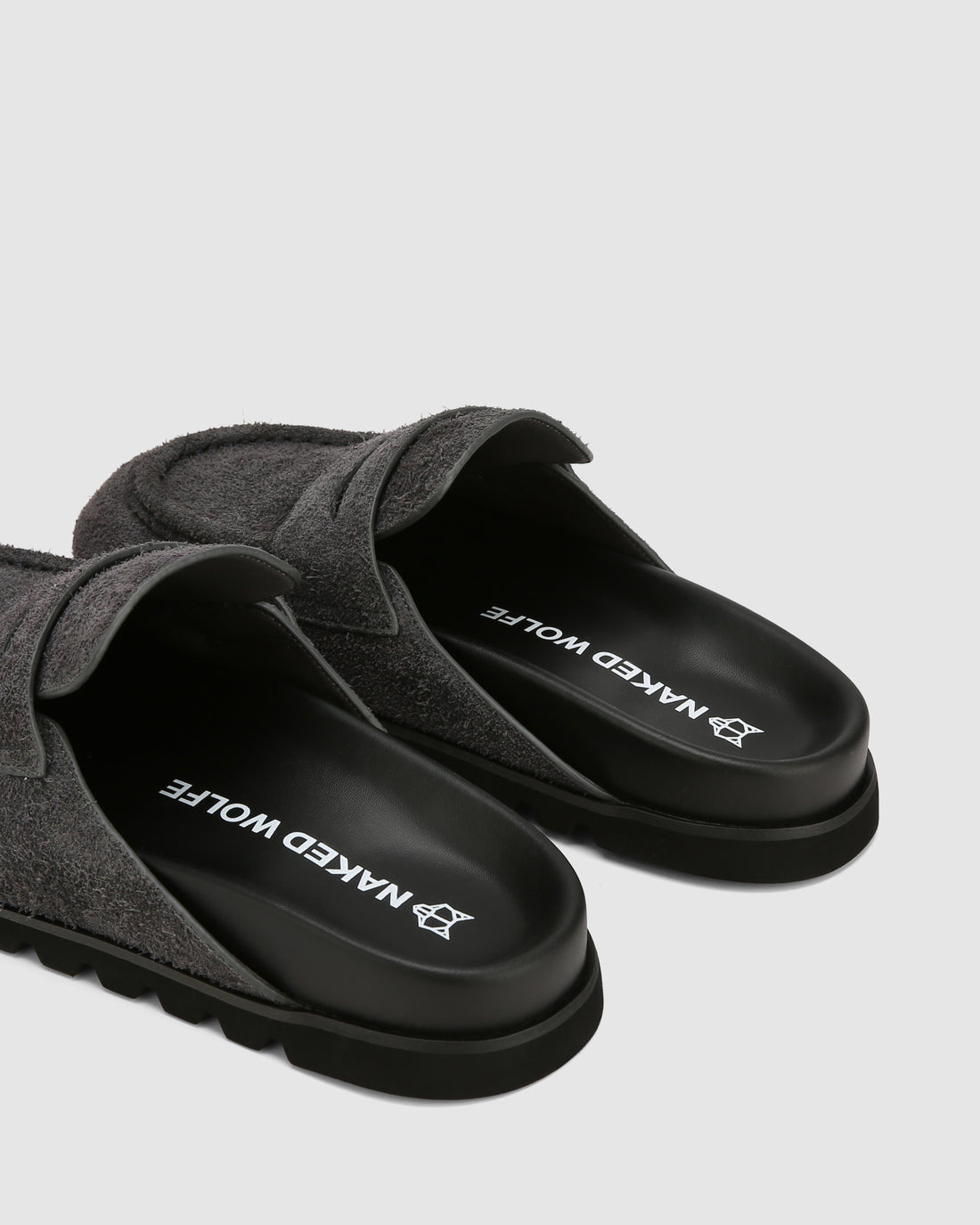 Cord Dark Grey Suede