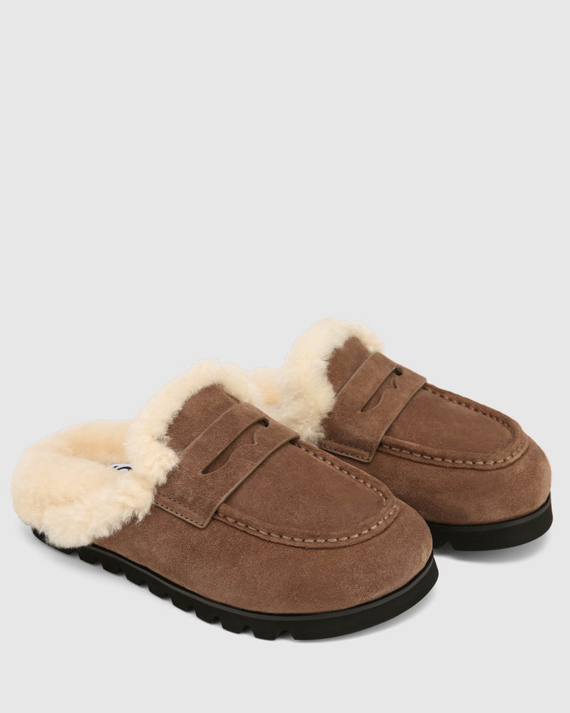 Corded Tobacco Suede