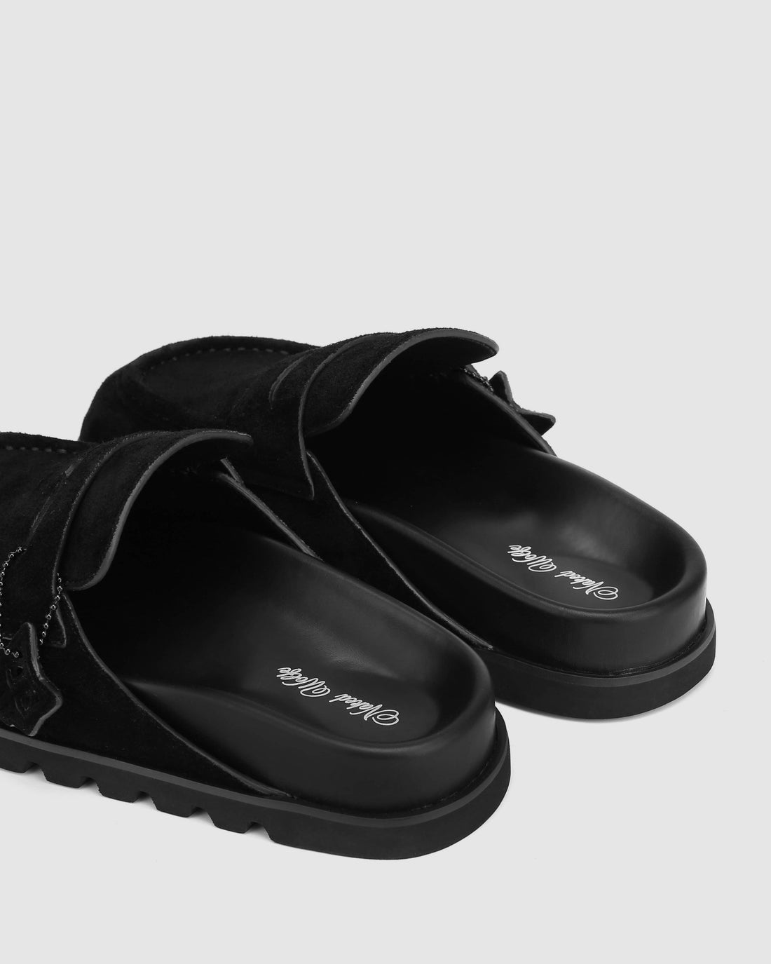 Cordless Black Hairy Cow Suede