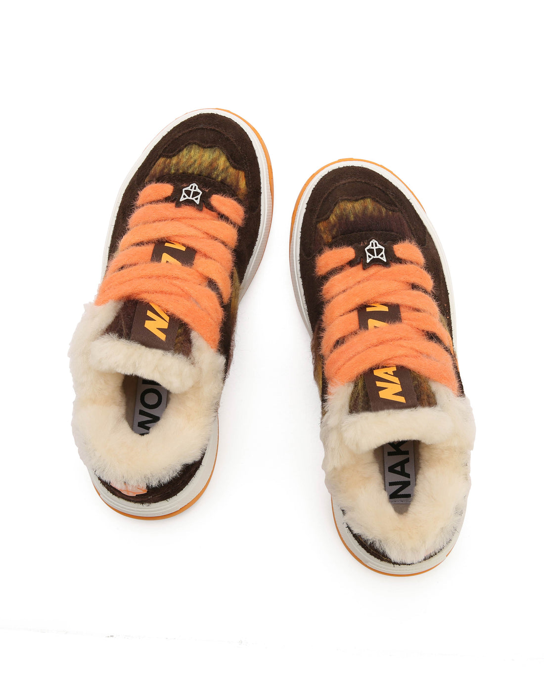 Crash Hairy Cow Suede/Wool Orange