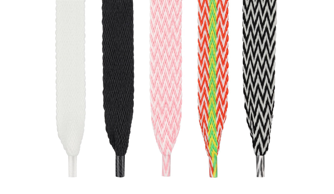 Slider Laces Zig Zag Black/White