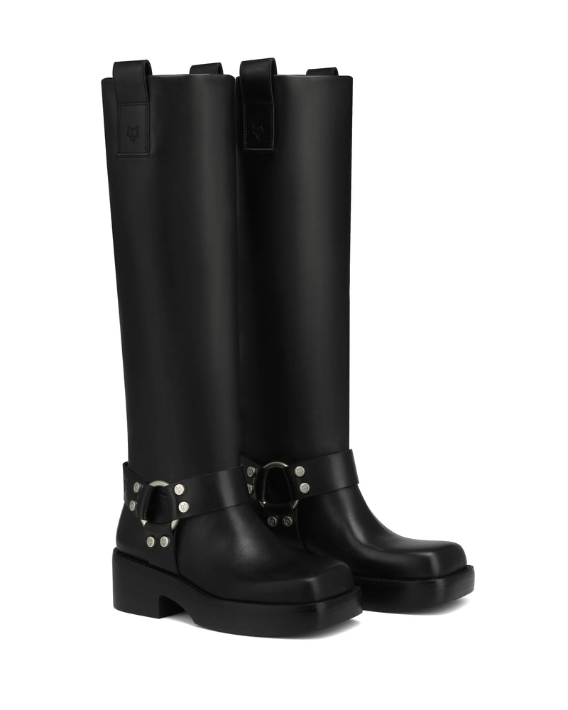 Desert Black Leather