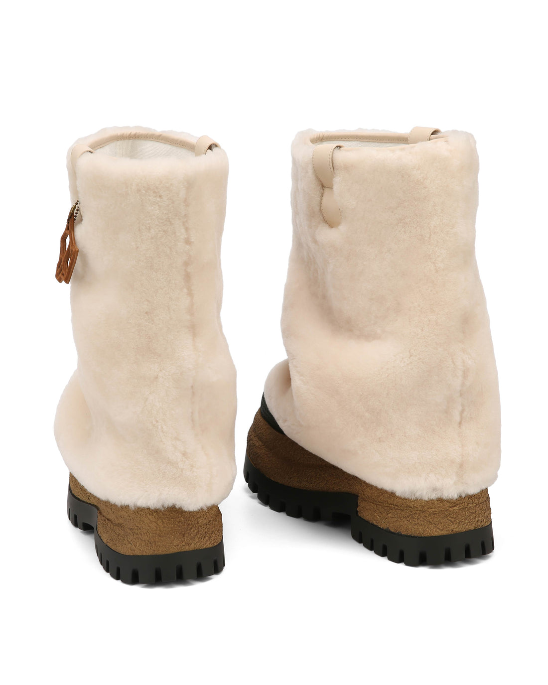 Disturb Shearling/Canvas Cream