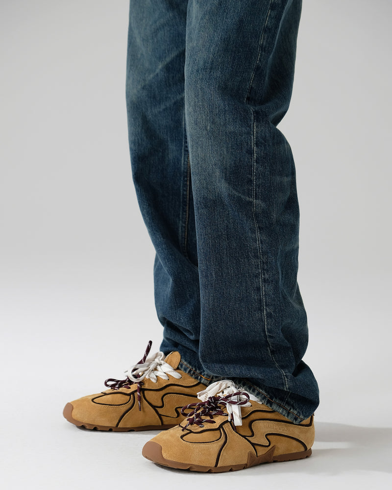 Ace Yellow Taupe Suede