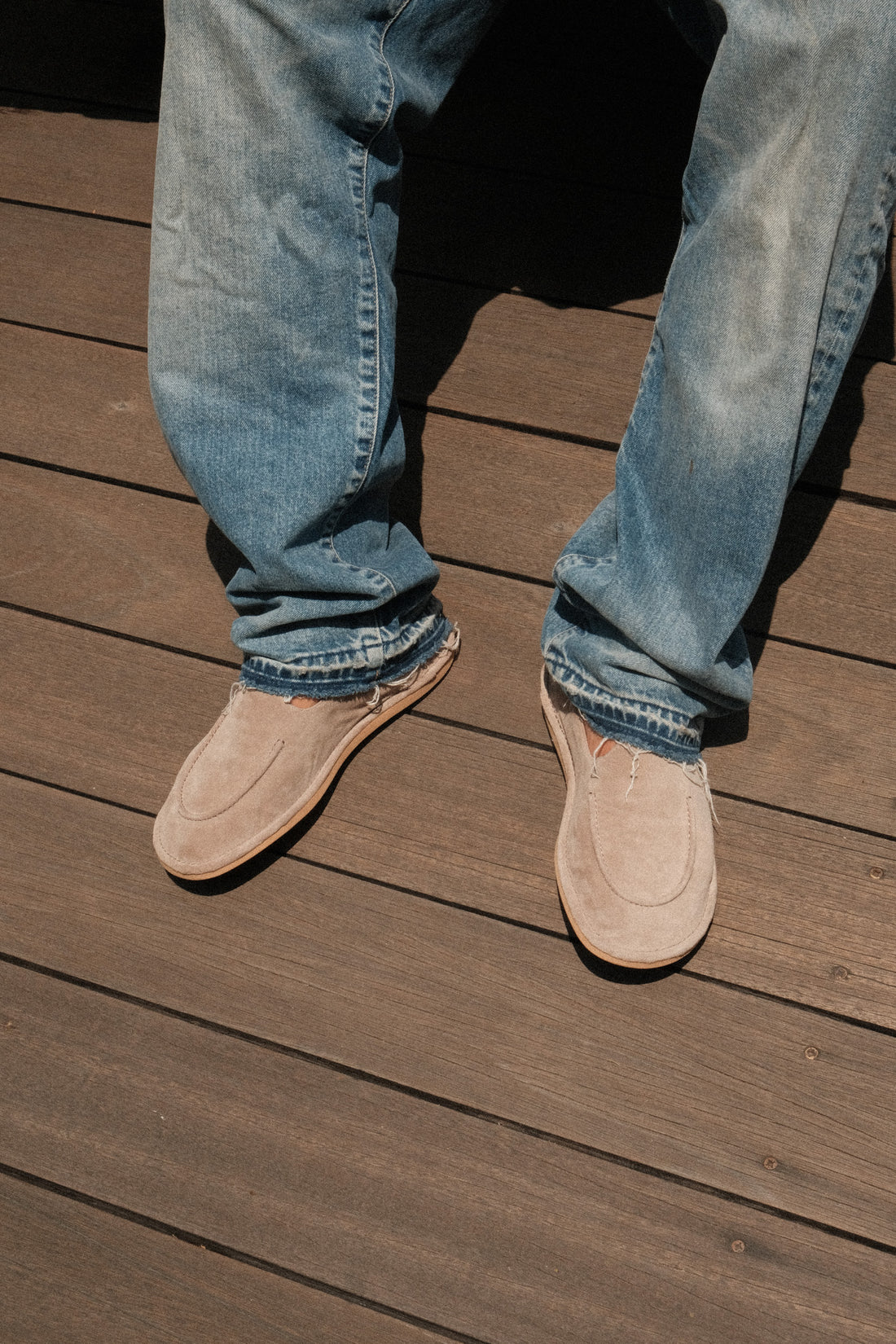 Reef Taupe Suede