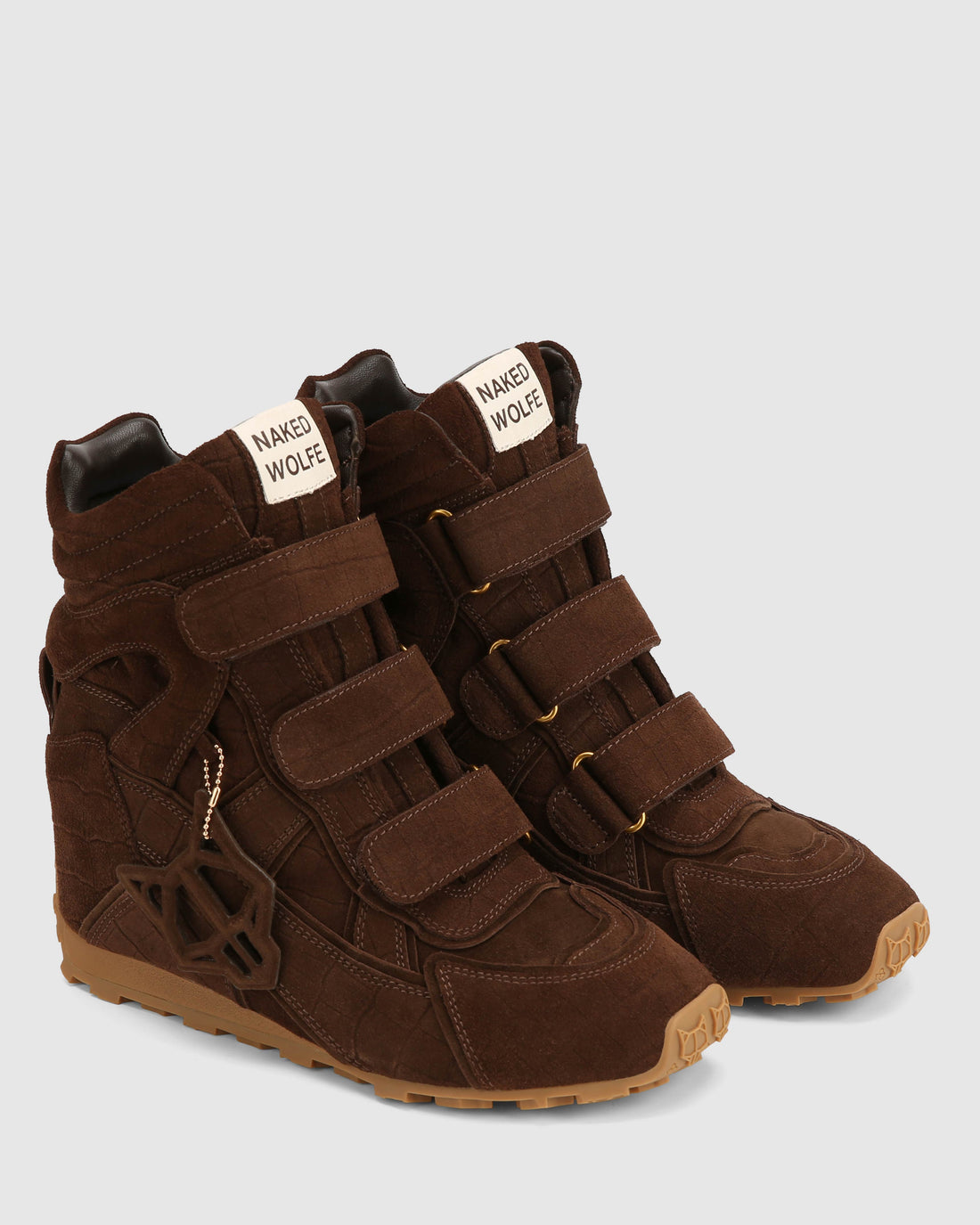 Element Brown Croc Suede