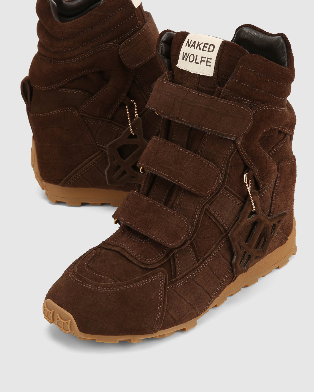 Element Brown Croc Suede