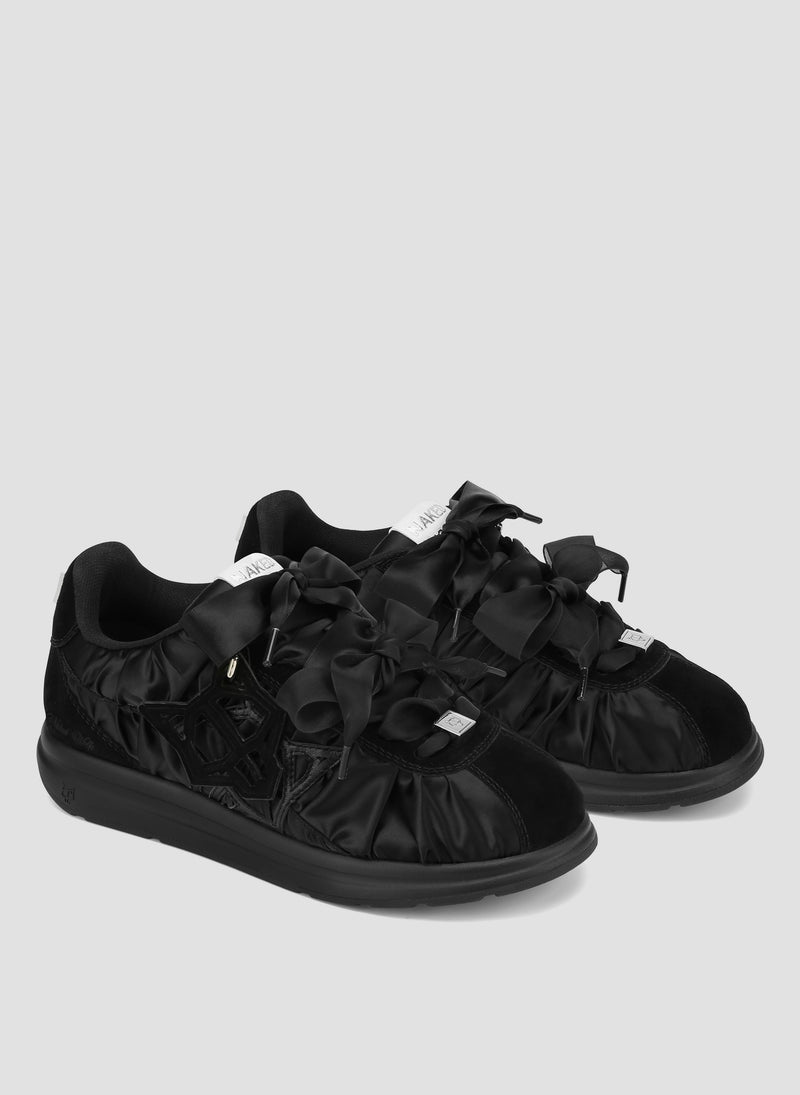 Expensed Black Satin