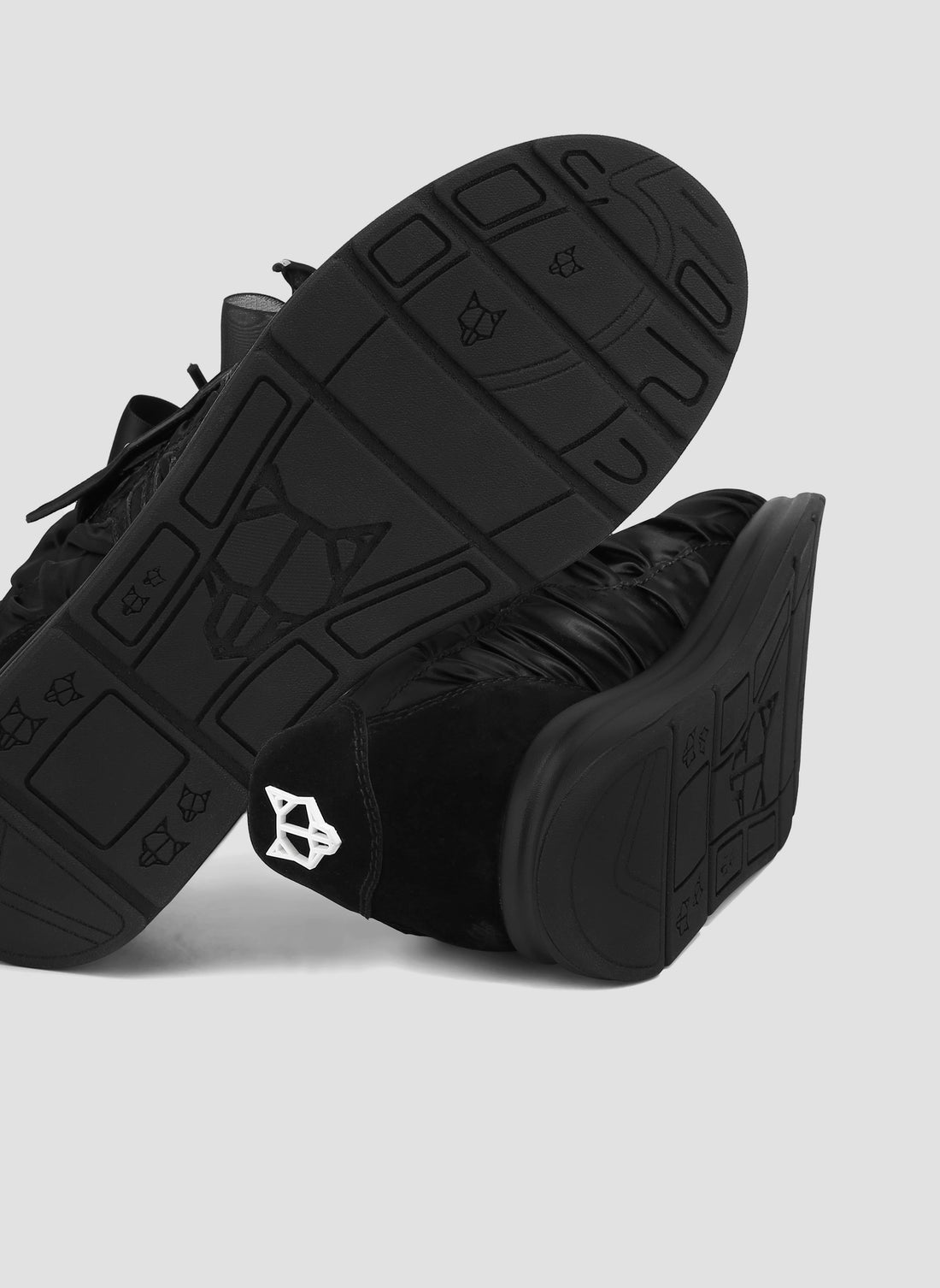 Expensed Black Satin