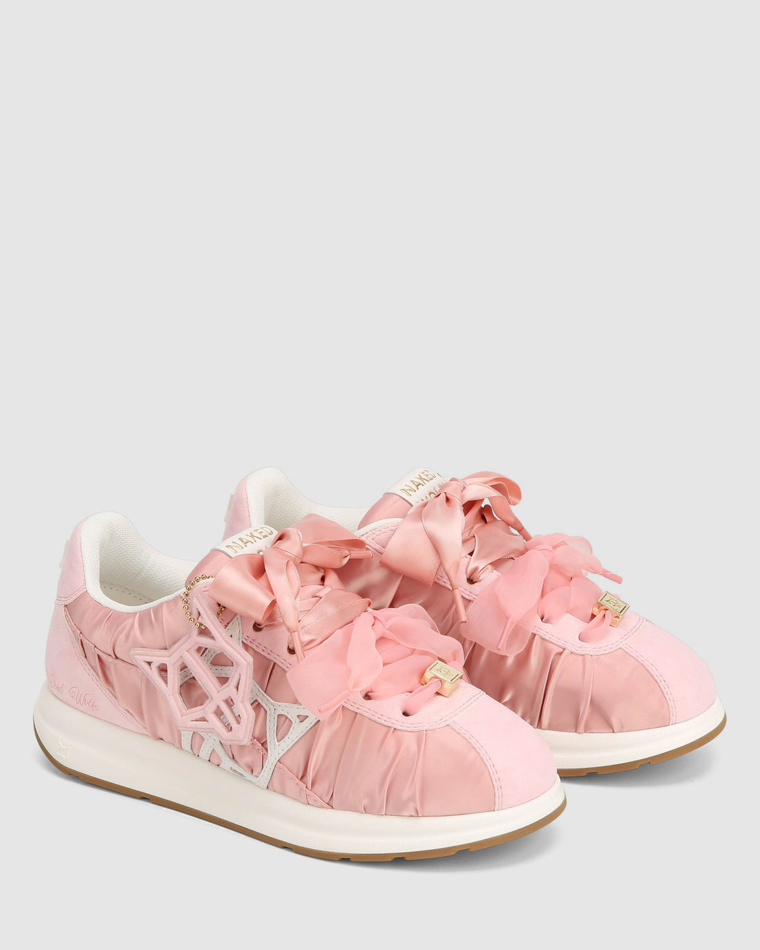 Expensed Pink Satin Scrunch