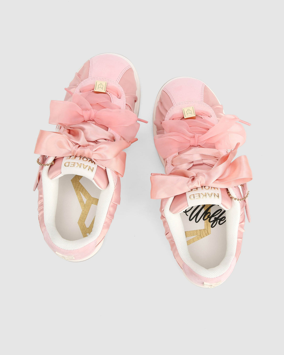 Expensed Pink Satin Scrunch