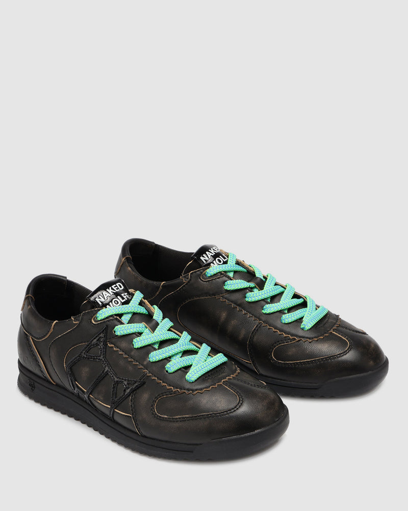 Exposuree Black Rub Off Alcohol Leather