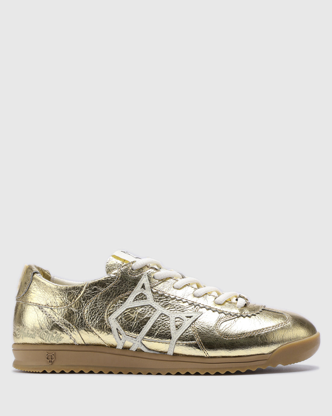 Exposuree Crinkle Leather Gold