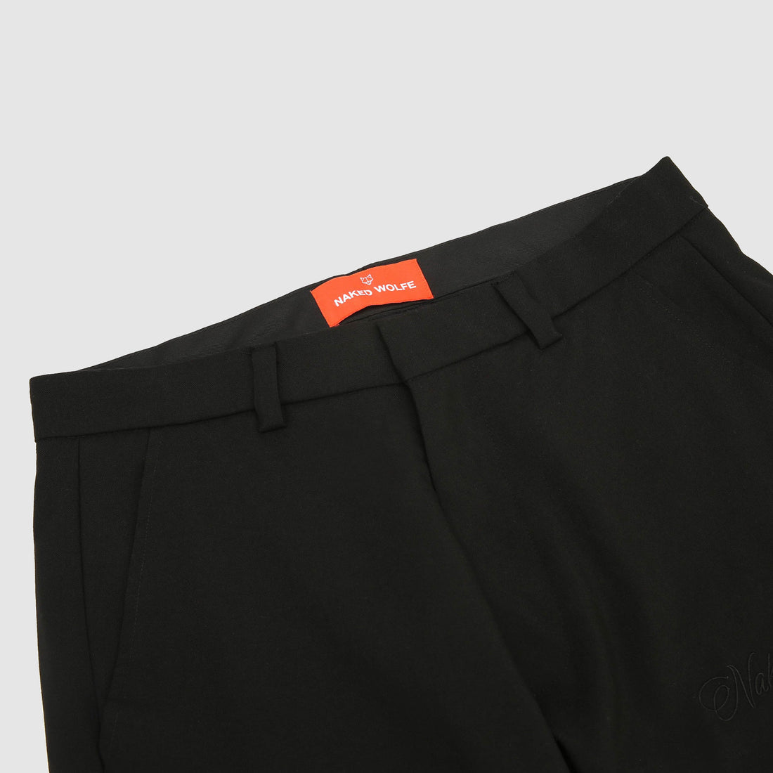 Flared Trousers Black Wool