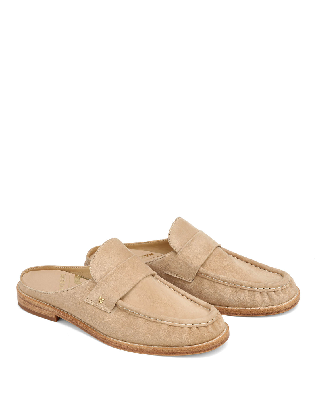 Gleam Kid Suede Sand