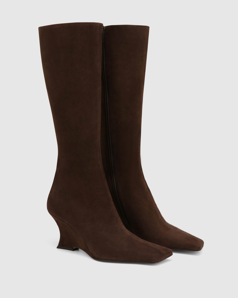 Hattie Brown Suede