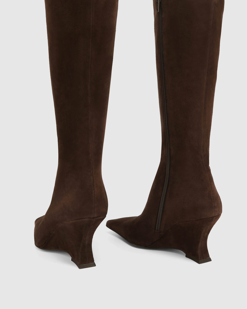 Hattie Brown Suede