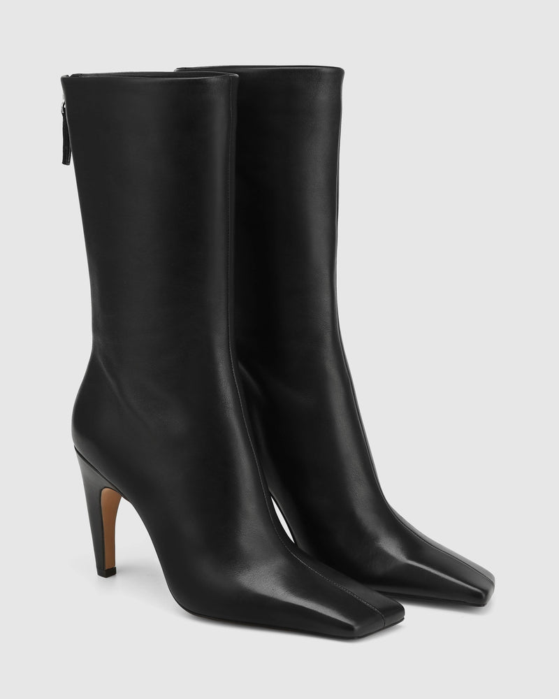 Haute Black Leather