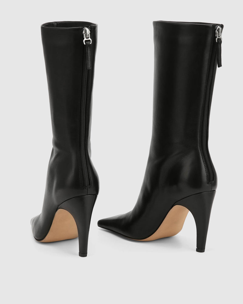 Haute Black Leather