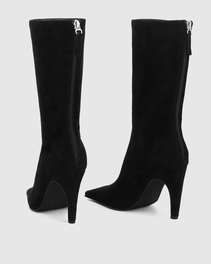 Haute Black Suede