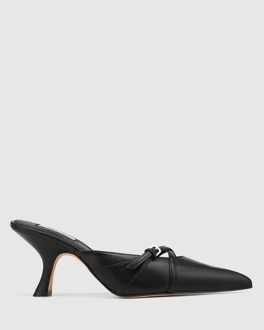 Hayes Black Leather