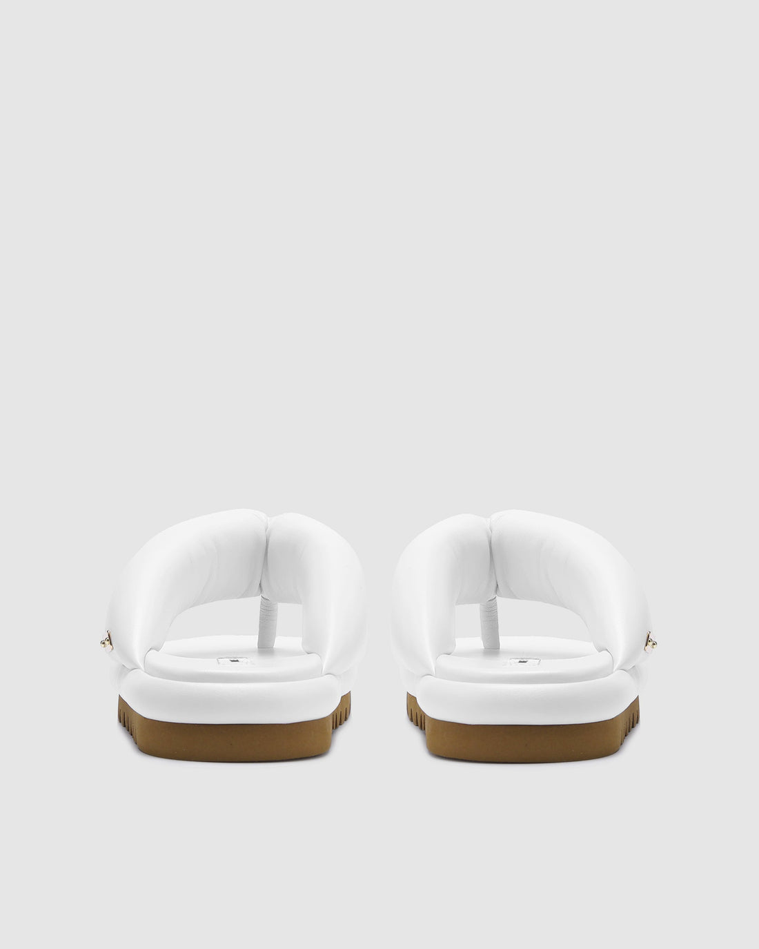 Hilary White Leather