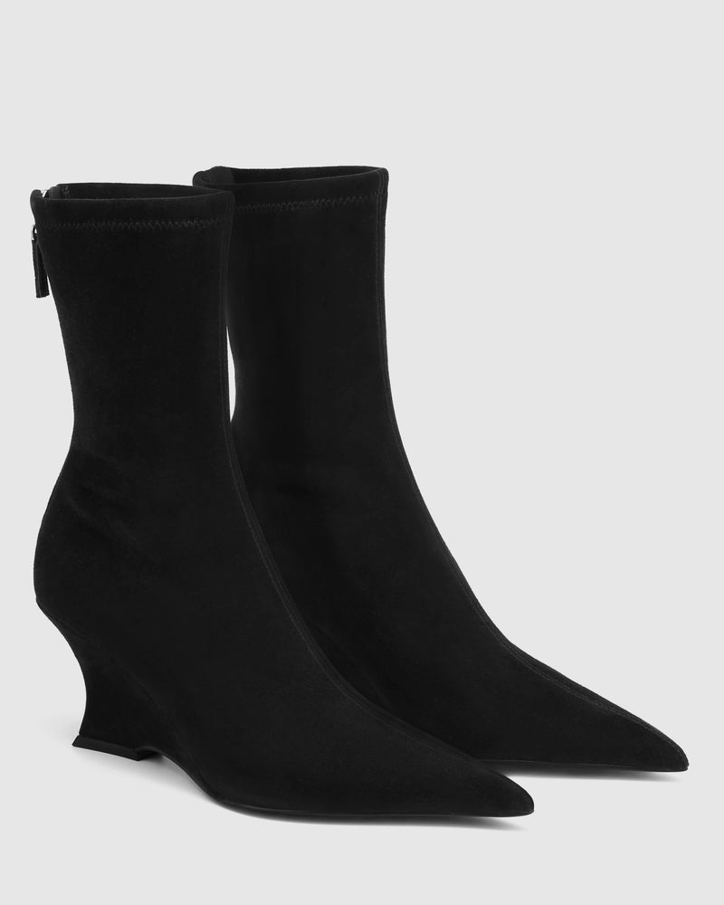 Hilly Black Suede