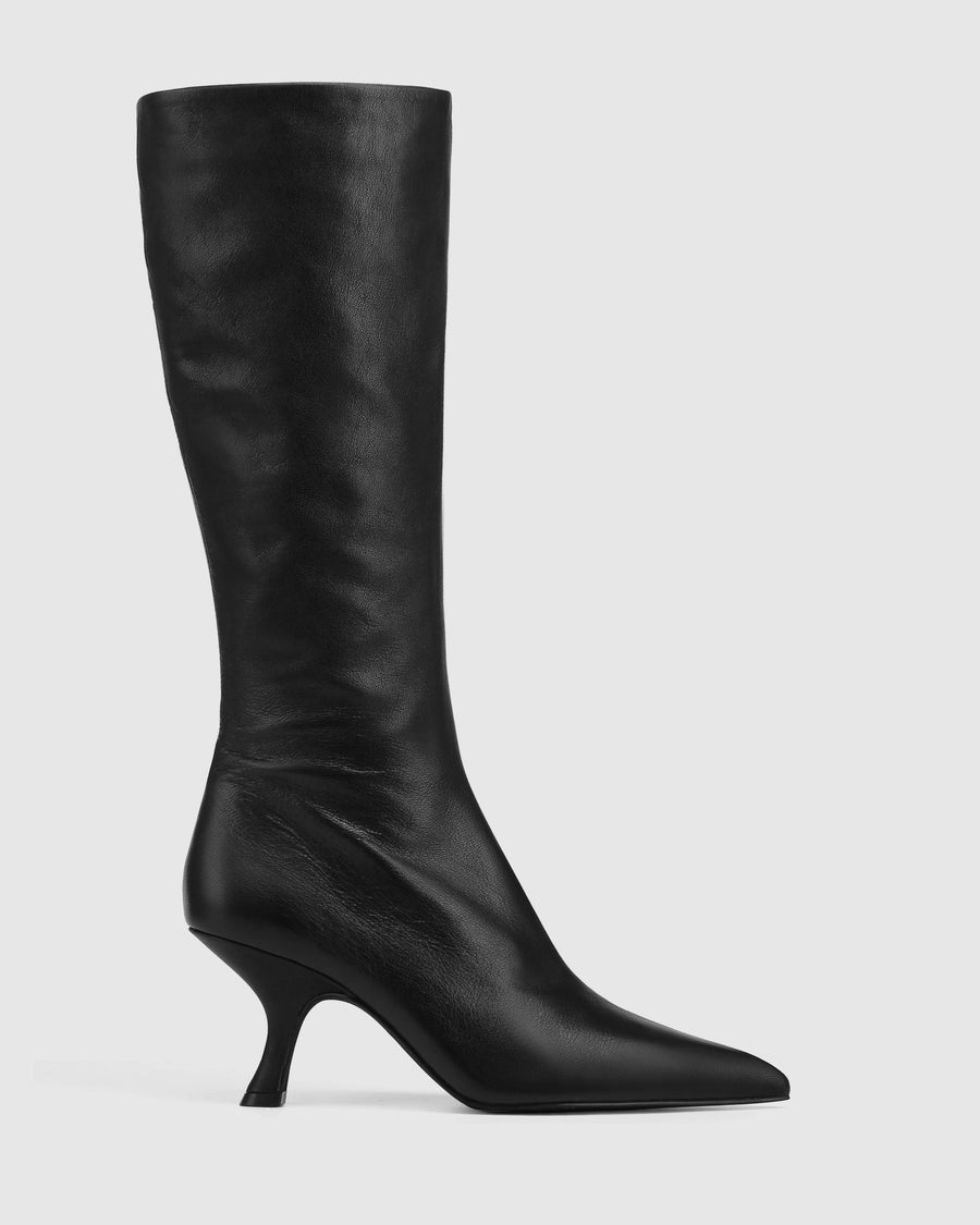 Hue Black Leather