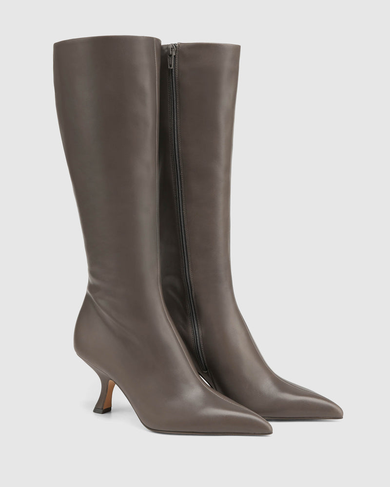 Hue Grey Leather