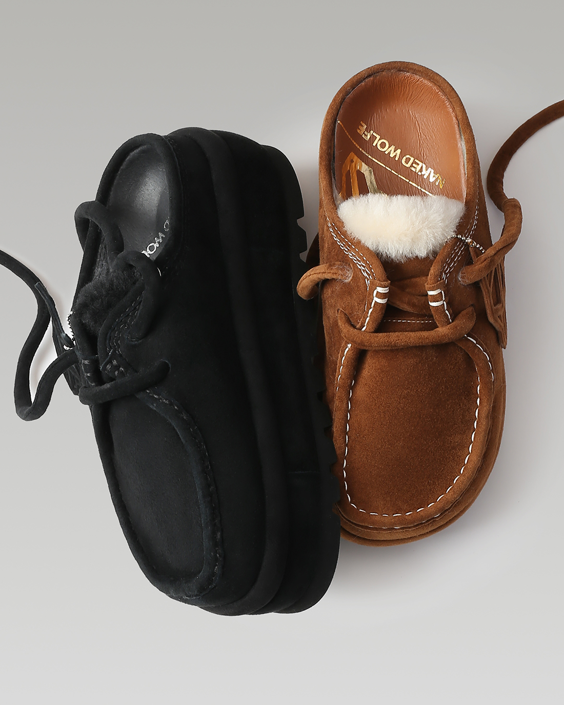 Blizzard Black Suede/Shearling