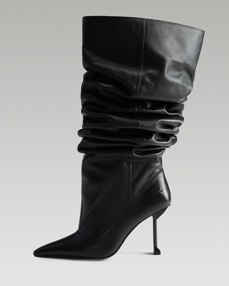 Vern Black Nappa Prince Leather