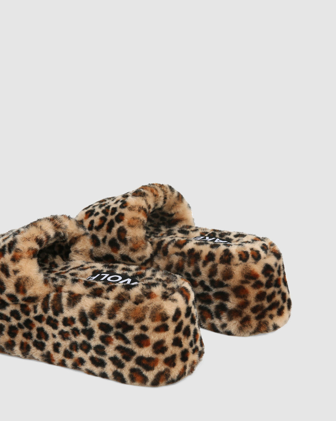 Ivy Shearling Leopard Print