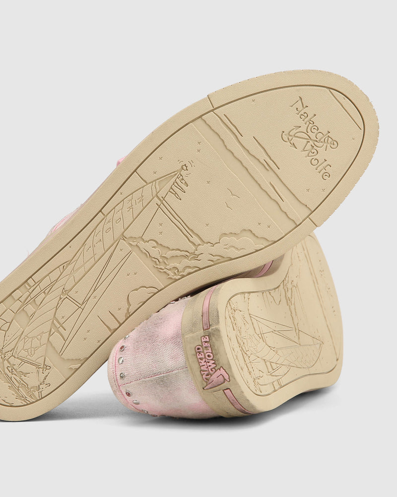 The Sailing Sneaker Faded Pink