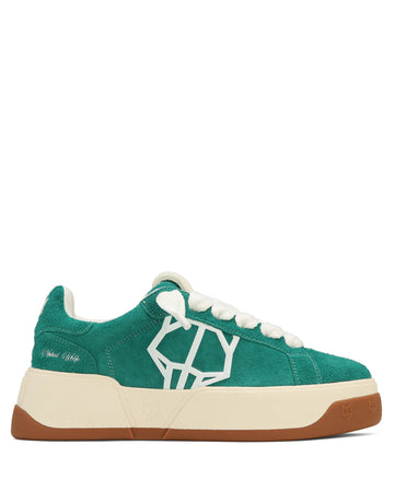 Kray Hairy Cow Suede Forrest Green