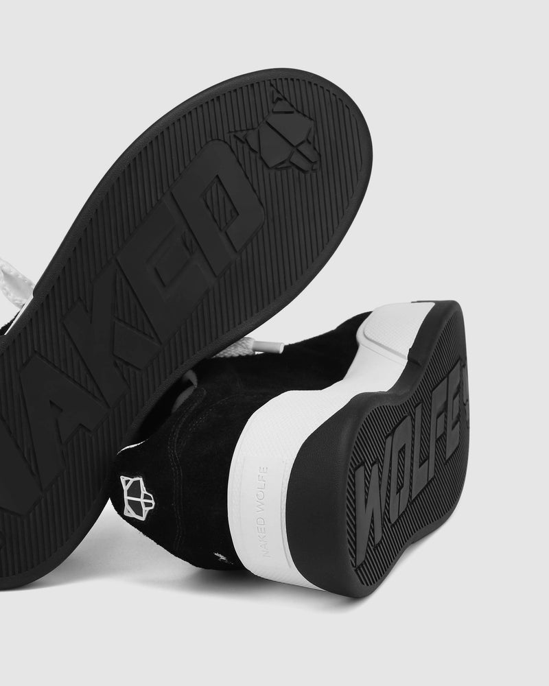 Kray Hairy Cow Suede Black/White