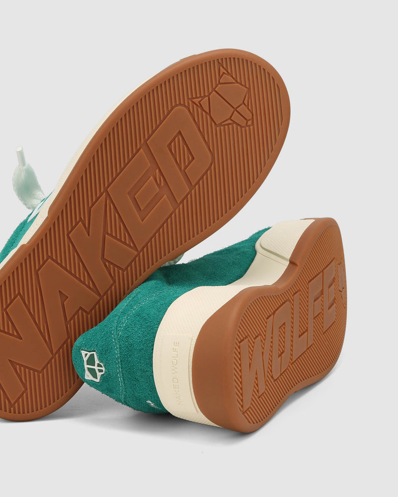 Kray Hairy Cow Suede Forrest Green