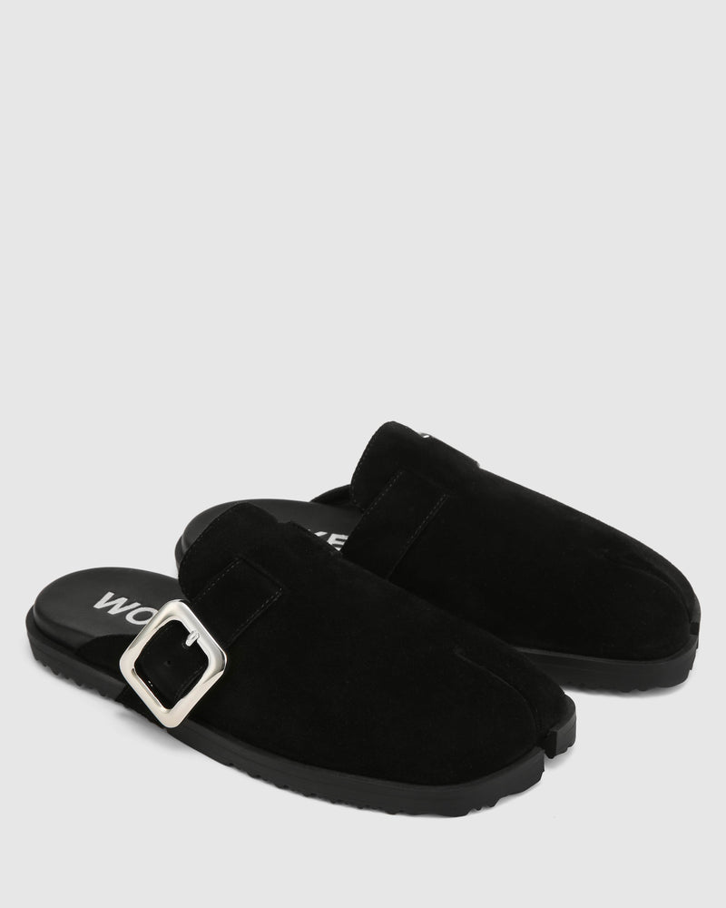 Lola Black Suede