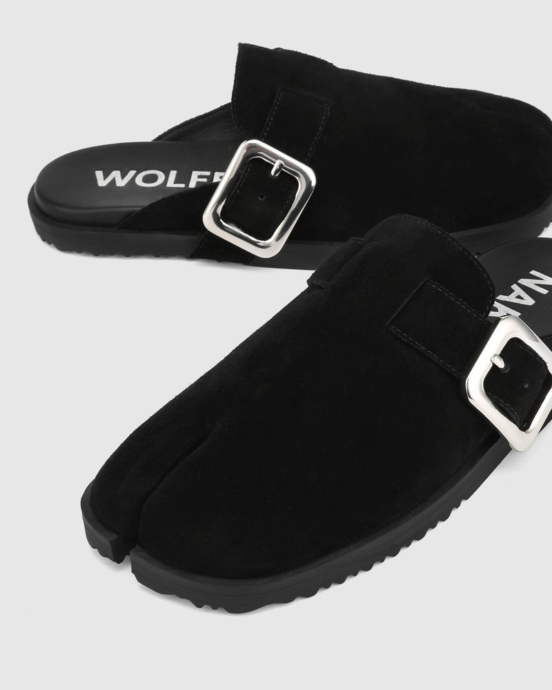 Lola Black Suede